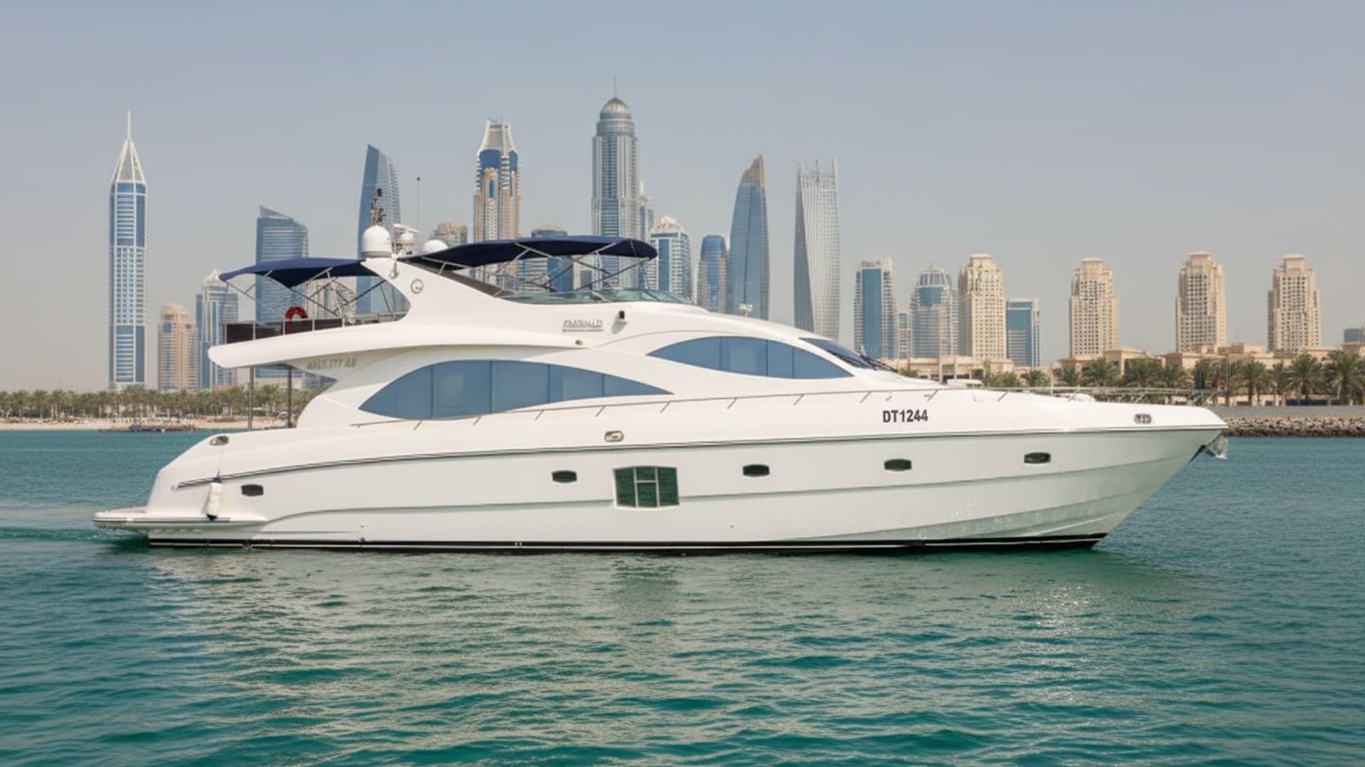 Wave Dream 88 ft luxury yacht rental Dubai Marina