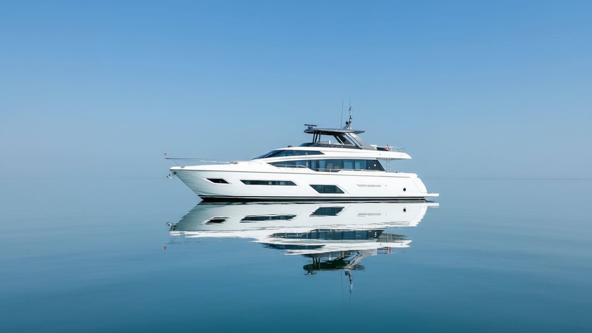 Sunset Knight 78 ft premium yacht exterior at sea