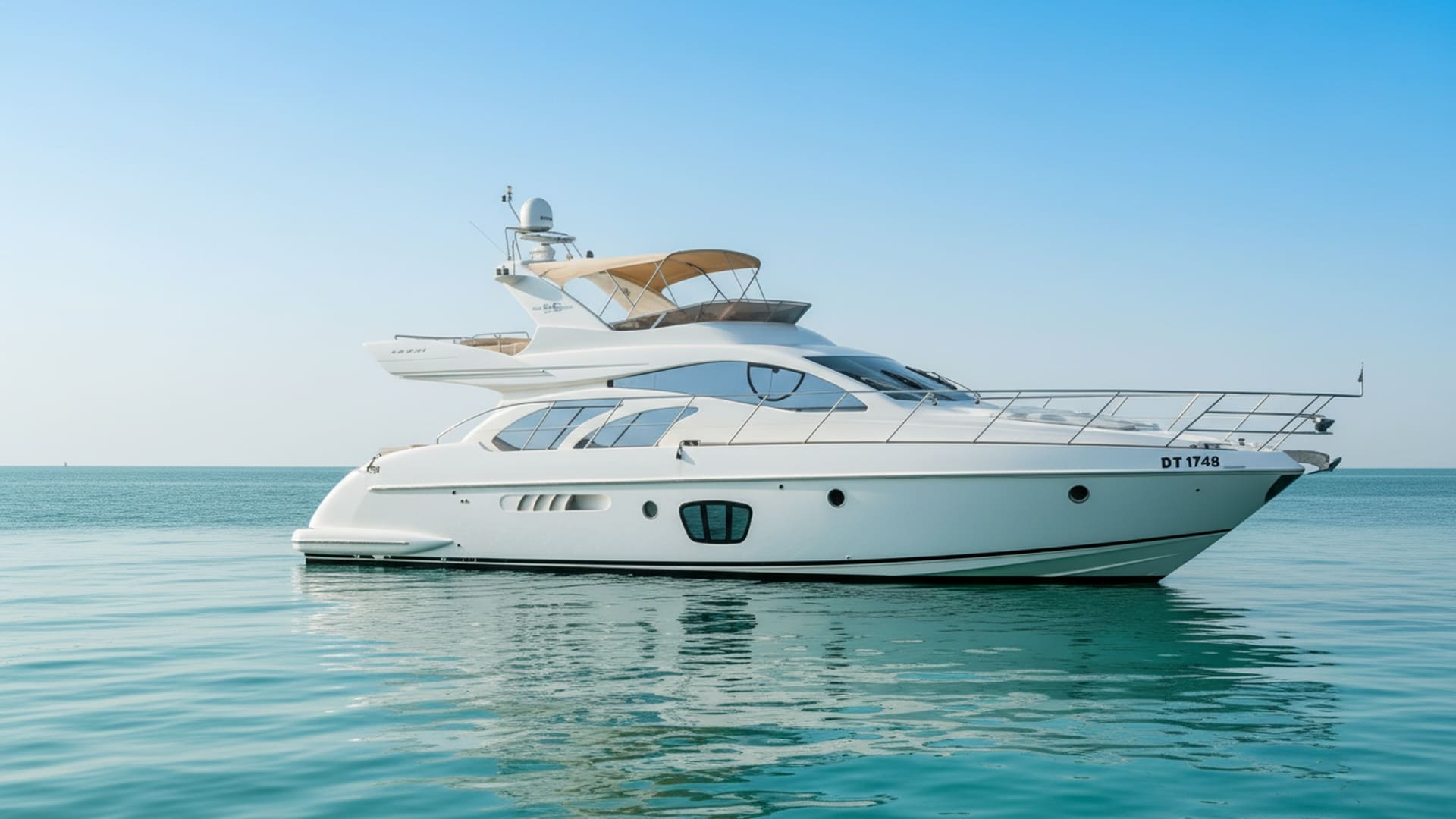 Azure Victor 55 ft premium yacht, stunning exterior