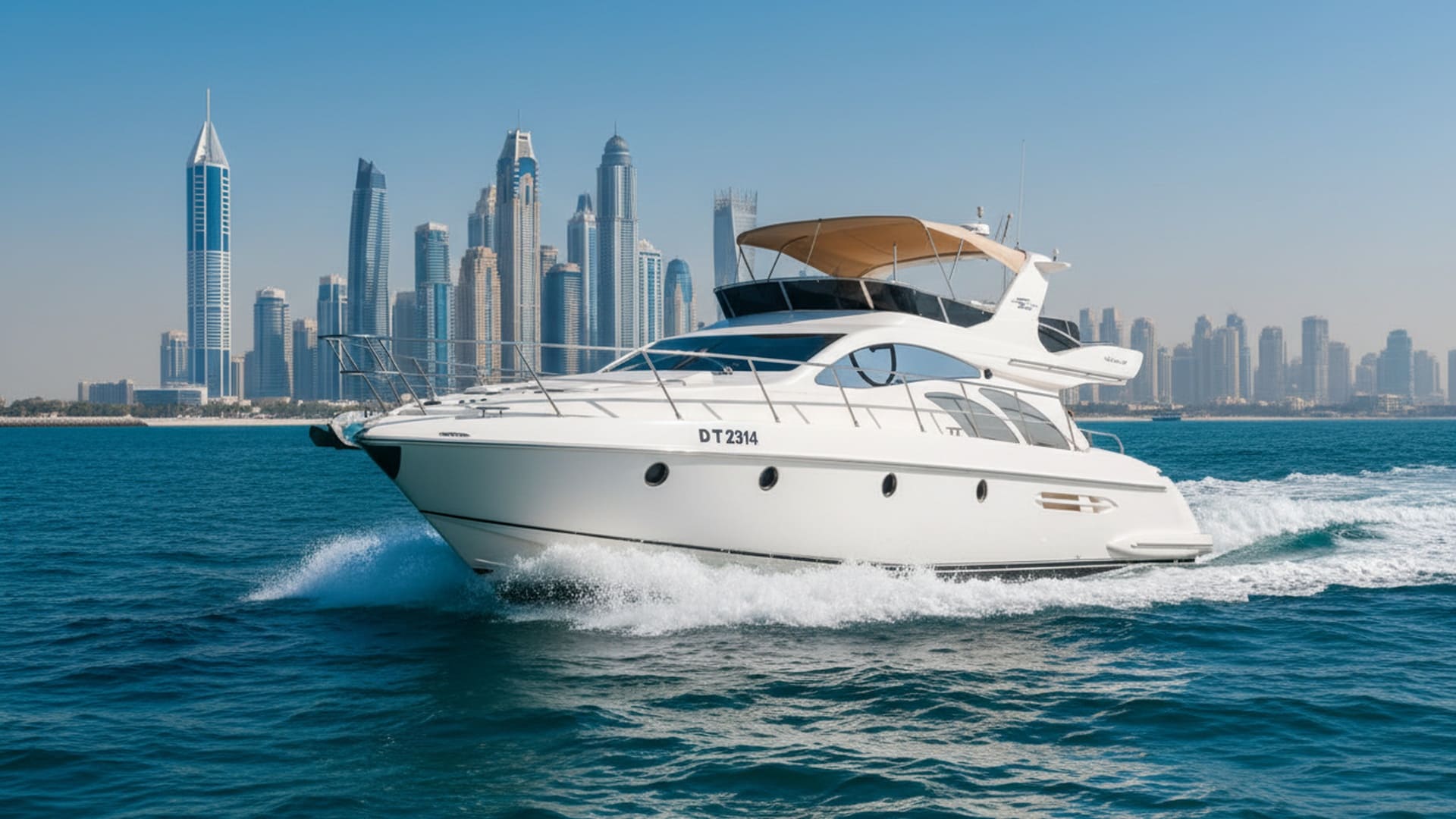 Sapphire Navigator 50 ft yacht charter Dubai