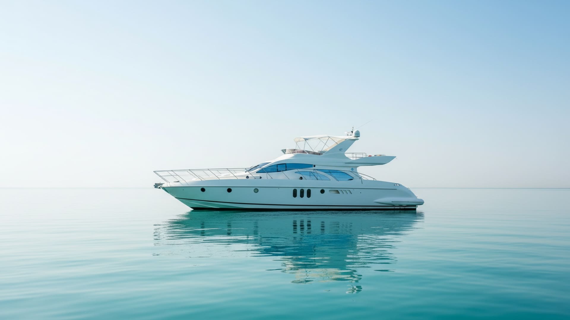 Sleek exterior of Breeze Knight 62 ft luxury yacht