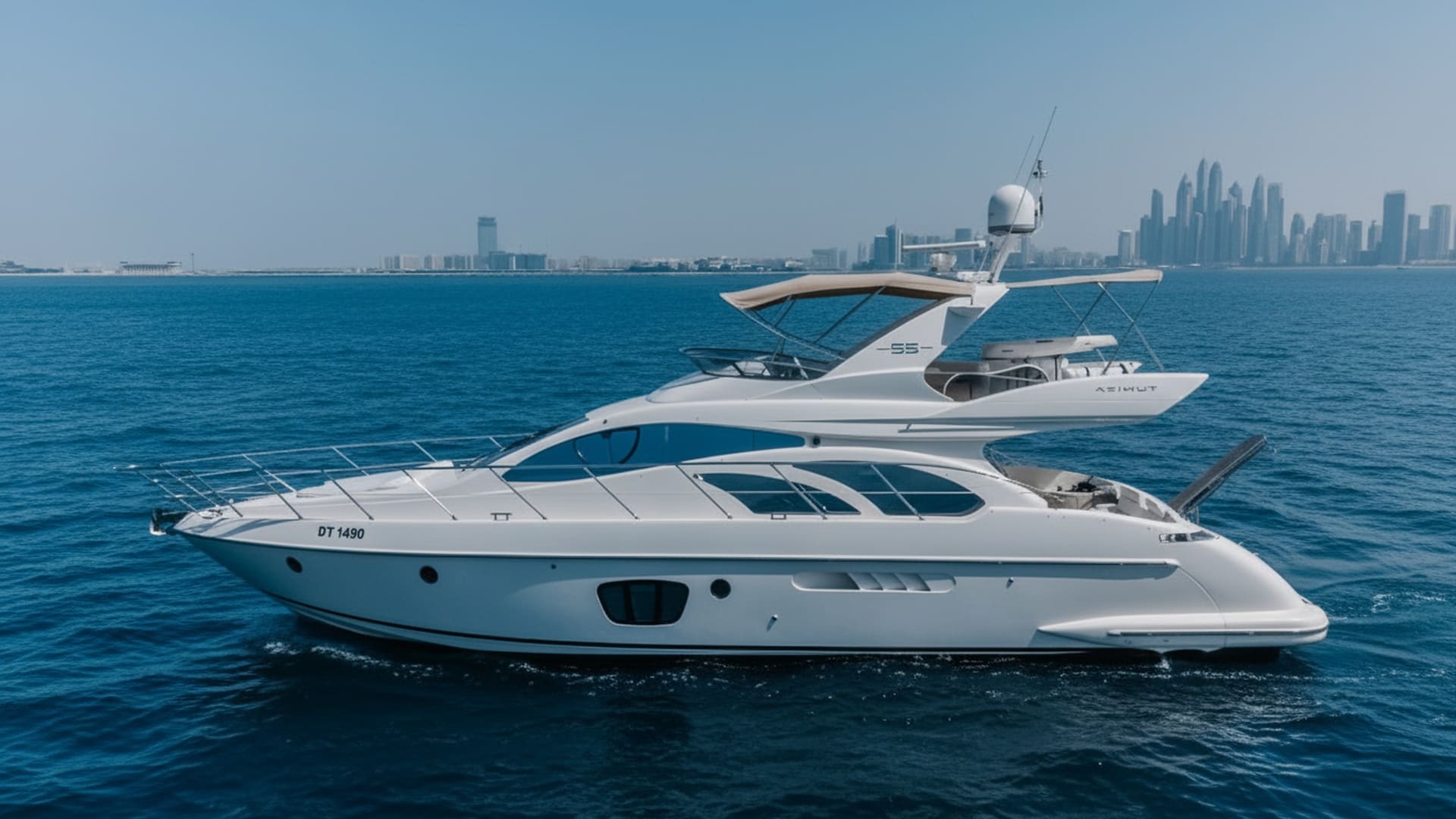 Starlight Glory 55 ft luxury yacht in Dubai Marina