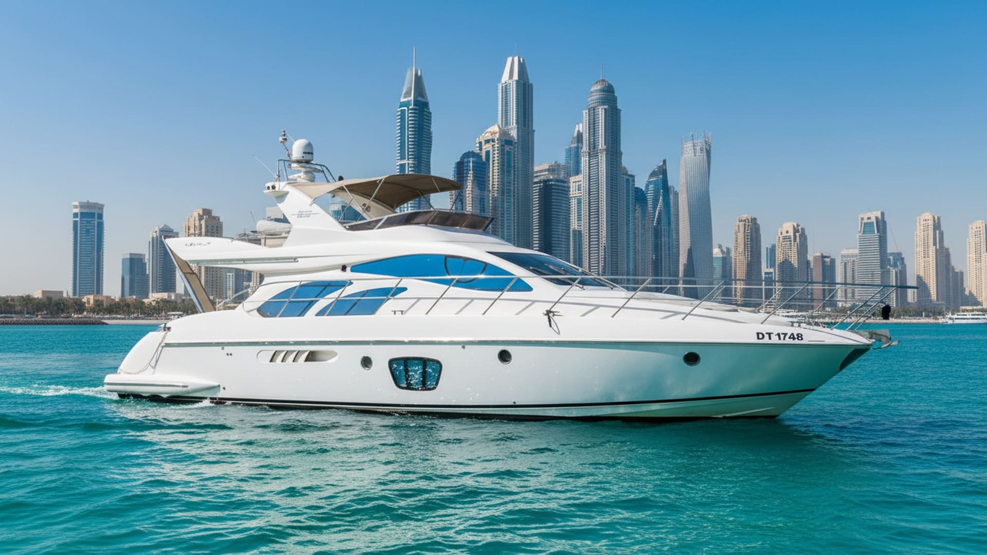 Paradise Spirit 55 ft yacht charter Dubai