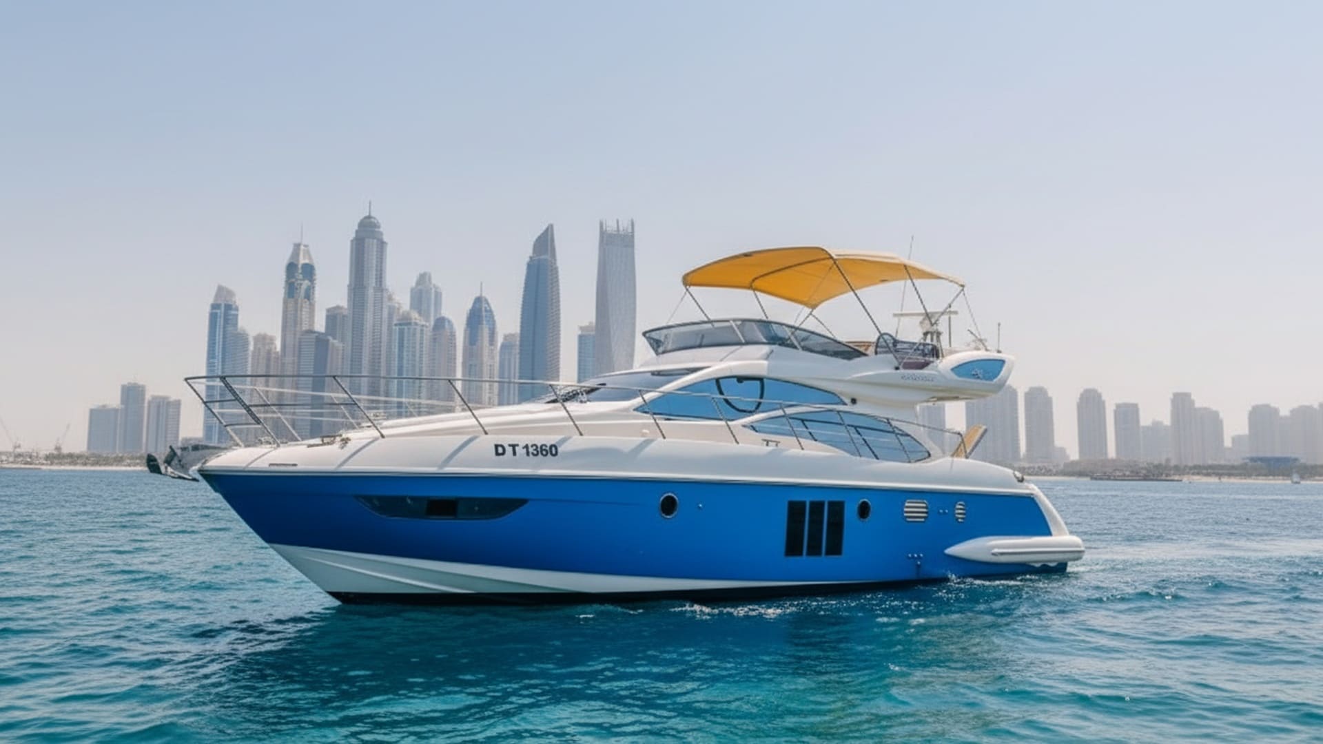 Spirit Lightning 48 ft yacht charter Dubai