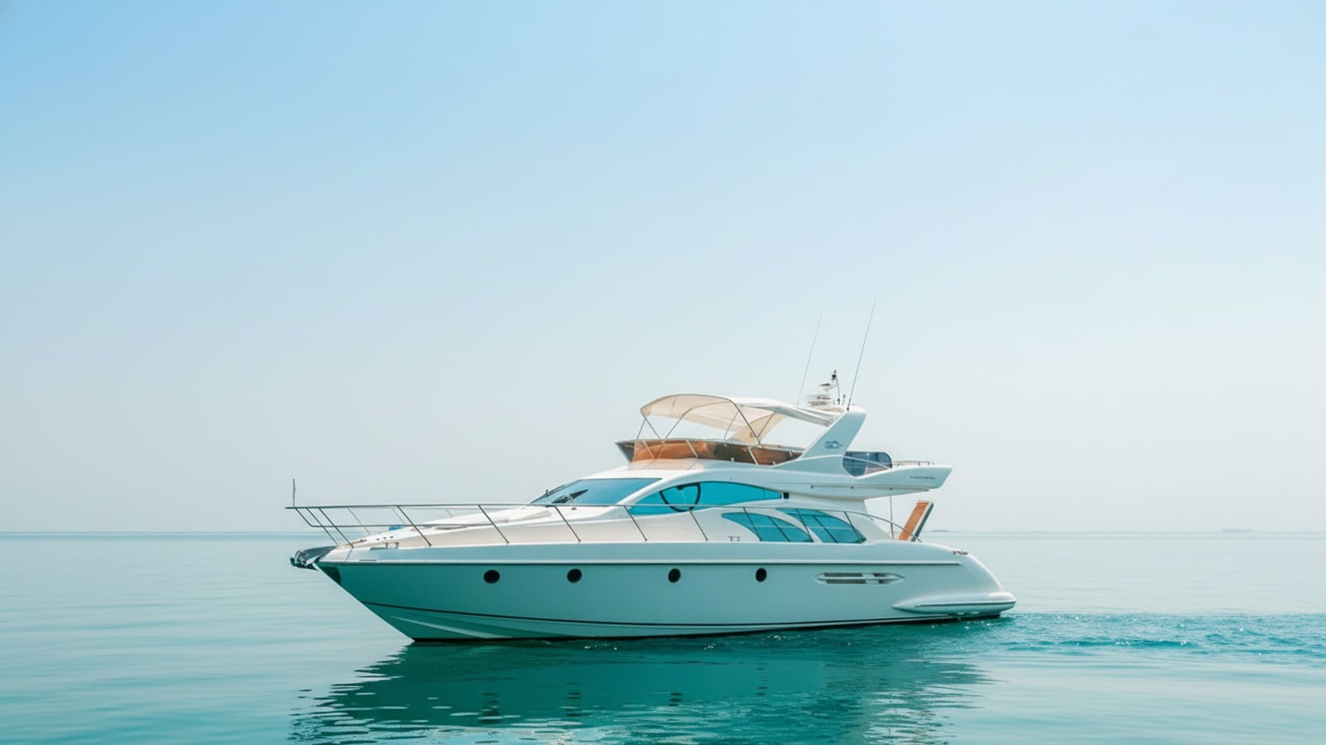 Platinum Wave 50 ft premium yacht exterior in Dubai