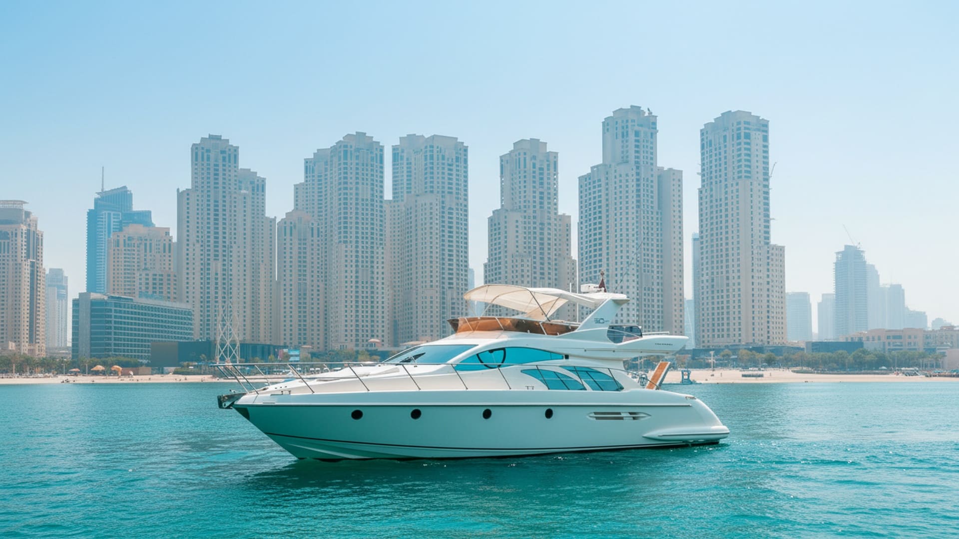 Platinum Wave 50 ft yacht charter Dubai
